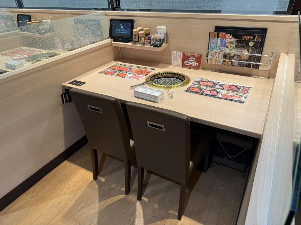 漫遊亭のカウンター席