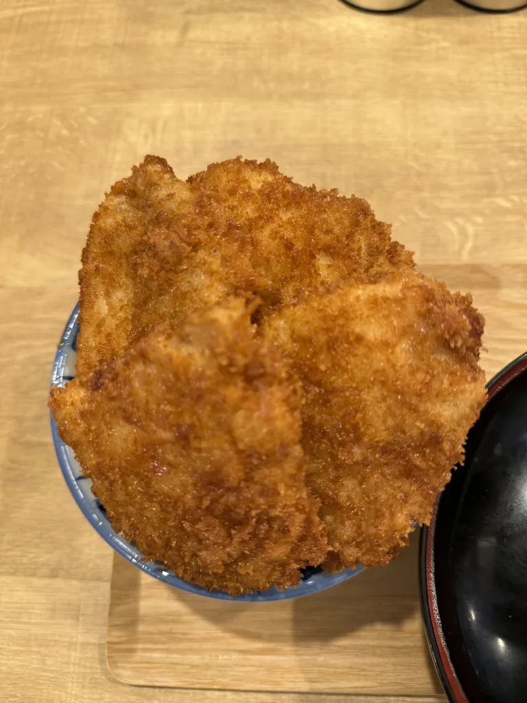 豚かつ丼空撮