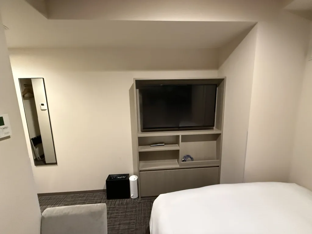 ココネ浅草の客室テレビ