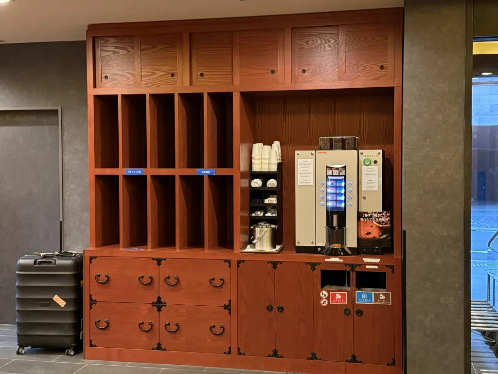 ココネの枕とウェルカムドリンク