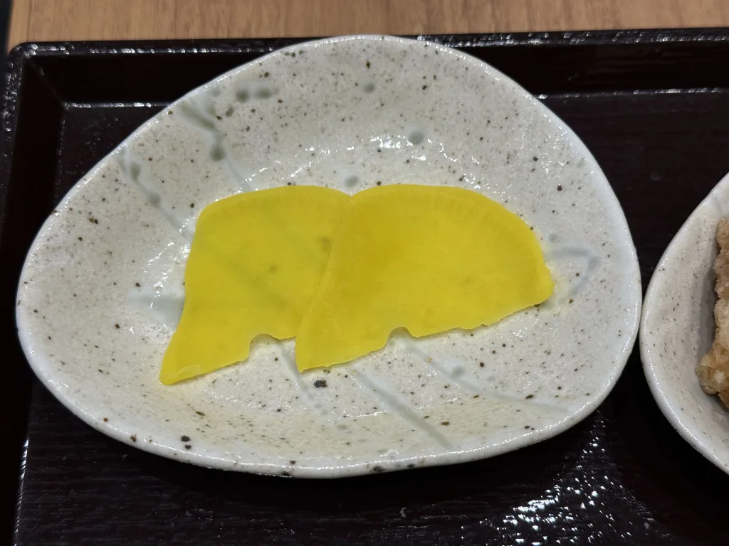 ひとにぎりのたくあん