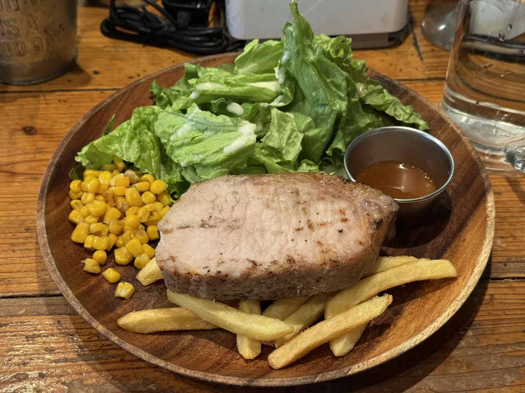 ローストポークのプレート