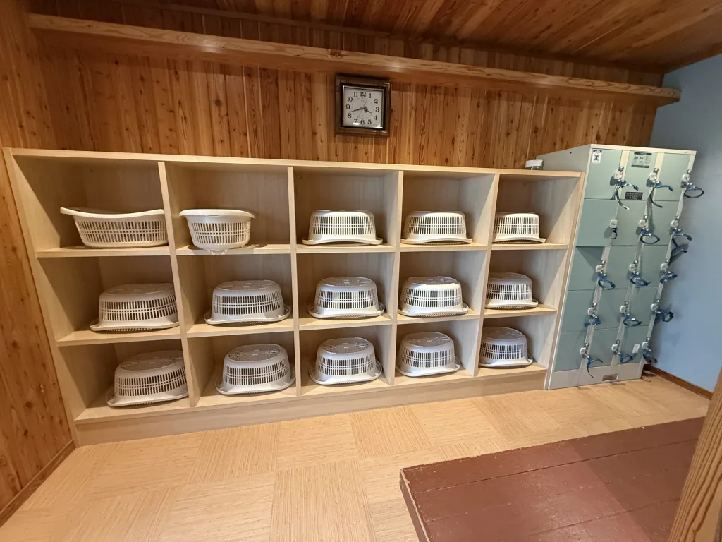 森林囃子の脱衣所
