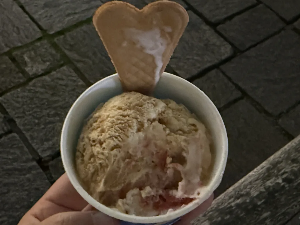 ダブルアップアイスクリームのクッキー