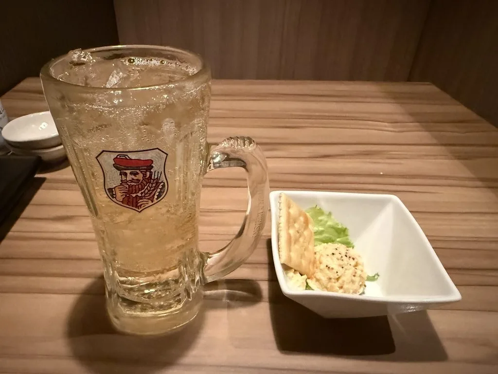 十勝石狩函館のハイボールとお通し