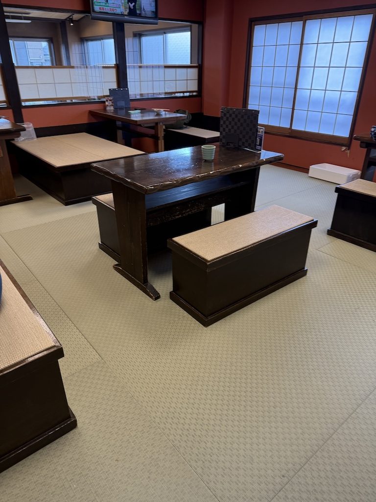 大谷田温泉の広間