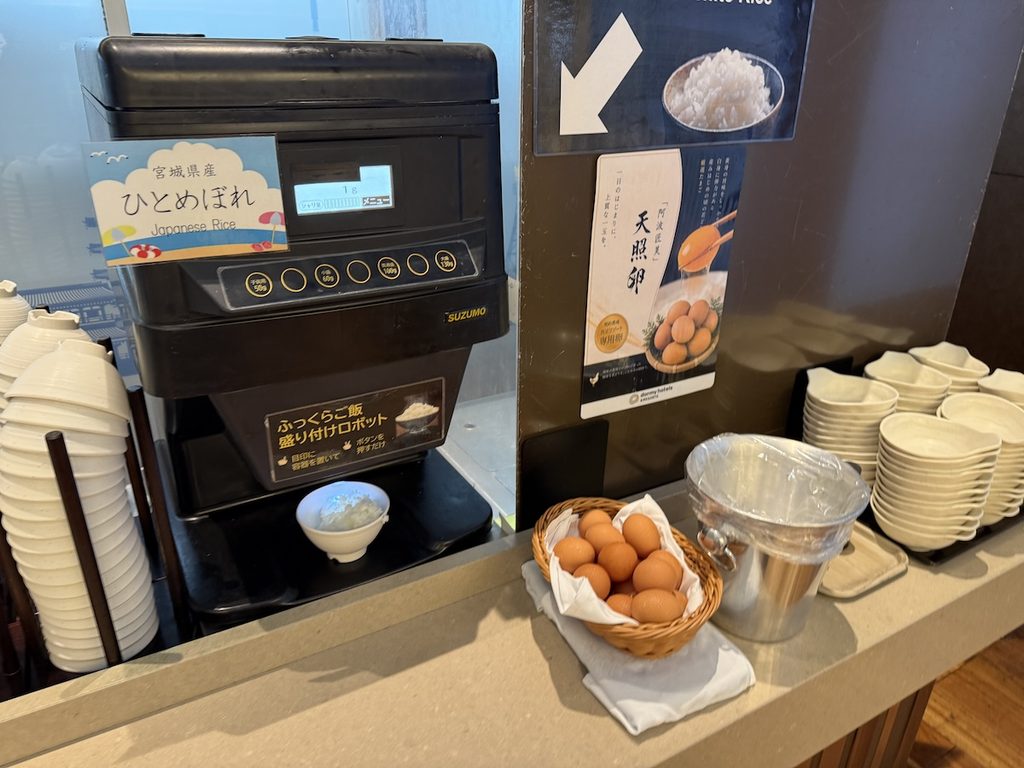 ラビスタ東京ベイの朝食バイキング