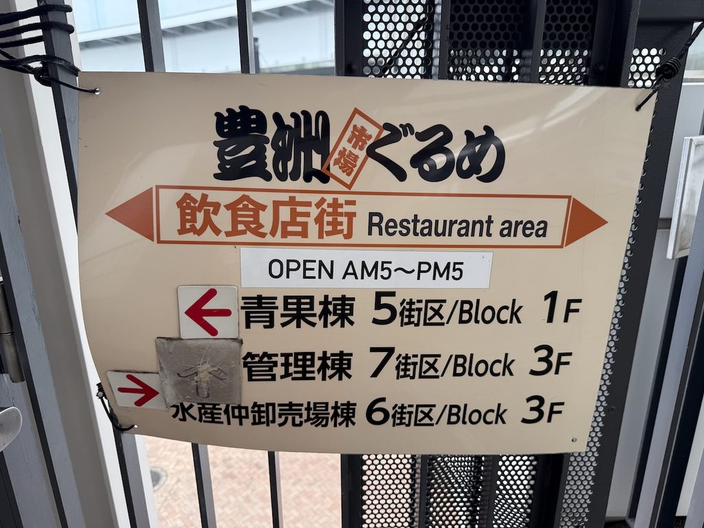 豊洲市場青果棟